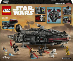 LEGO Star Wars 75389 Dark Falcon, Astronave Giocattolo da Costruire, Versione Oscura del Millennium Falcon, Idea Regalo 10+ - immagine 8