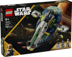 LEGO Star Wars 75433 Astronave di Jango Fett, Giocattolo con Ali che Ruotano e 3 Minifigure, Regalo per Bambini e Bambine 9+ - immagine 7