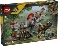 LEGO Jurassic World 77982 Fuga dal Dinosauro Spinosauro, Giocattolo Interattivo con Dino, Moto e 2 Minifigure, Regalo da 9+ - immagine 4