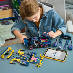 LEGO Technic 42236 Auto Ford Mustang GT Custom Garage GT, Giocattolo con Motore V8, Sterzo HOG, Parti Intercambiabili, da 10+ - immagine 7