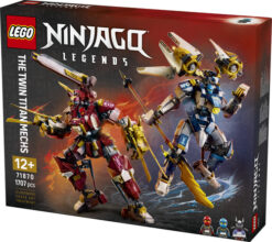 LEGO NINJAGO 71870 Mech Titanici Gemelli, Giocattolo con 2 Action Figure e 3 Minifigure, Regalo per Bambini da 12+ Anni - immagine 8