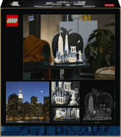 LEGO Architecture 21066 New York City – La Grande Mela, Kit Modellismo da Adulti, Decorazione con Monumenti, Regalo Fai da te - immagine 5