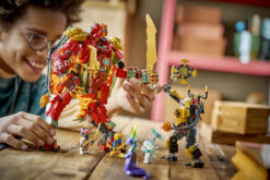 LEGO NINJAGO 71868 Mech Drago Mutaforma di Wyldfyre, Action Figure Giocattolo 2in1 con Mech e 6 Minifigure, Regalo Bambini 9+ - immagine 4