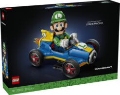 LEGO Super Mario 72050 Mario Kart: Luigi e Mach 8, Kit per Adulti con Personaggio Nintendo e Auto, Gadget da Collezione, Regalo - immagine 6