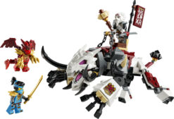 Alternative view of LEGO NINJAGO 71863 Zilvar e Grimtak la Bestia Drago, Giocattolo Ninja con Action Figure e 3 Minifigure, Regalo per Bambini 7+