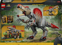 LEGO Jurassic World 77982 Fuga dal Dinosauro Spinosauro, Giocattolo Interattivo con Dino, Moto e 2 Minifigure, Regalo da 9+ - immagine 3