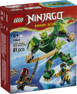 LEGO NINJAGO 71862 Battle Pack Mech Drago di Lloyd, Giocattolo Ninja con Action Figure e 3 Minifigure, Regalo per Bambini 6+ - immagine 7