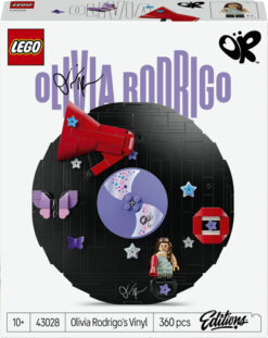 LEGO Editions 43028 Vinile di Olivia Rodrigo, Giocattolo con Modello di Disco, Minifigure e Accessori, Regalo Creativo da 10+