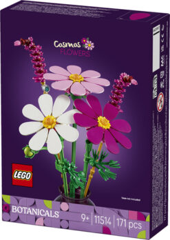 LEGO Botanicals Fiori di Cosmos, Bouquet Fiori Finti 11514 con 3 Cosmos Artificiali e 2 Steli di Penniseto, Regalo Bambini 9+ - immagine 7
