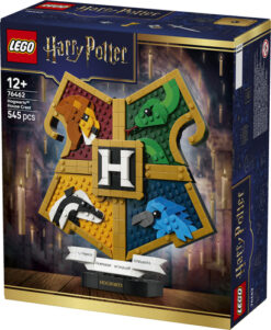 LEGO Harry Potter 76462 Stemma della Casa di Hogwarts, Giocattolo Wall Art 3D con Animali, Regalo di Compleanno per Bambini 12+ - immagine 8