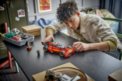 LEGO NINJAGO 71867 Super-Bolide Ninja X-1 - 15° Anniversario, Modello Auto con Moto Giocattolo e 3 Minifigure, Regalo per 14+ - immagine 3