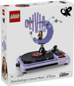 LEGO Editions 43029 La Mezzaluna del Concerto di Olivia Rodrigo, Kit con Giradischi, Vinile e Minifigure, Regalo da 14+ Anni - immagine 7
