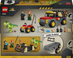 LEGO Jurassic World 77978 Camion da Trasporto per il Giovane T. Rex, Giocattolo con Dinosauro, ATV e 2 Minifigure, Regalo 4+ - immagine 3