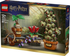 LEGO Harry Potter 76474 Piante di Erbologia di Hogwarts, Giocattolo Interattivo con Piante Finte e Fiori in Vaso, Regalo 12+ - immagine 8