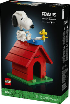 LEGO Ideas 21368 Peanuts: la Cuccia di Snoopy, Kit Modellismo da Esposizione per Adulti con Personaggi di Snoopy e Woodstock - immagine 7