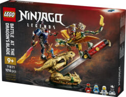 LEGO NINJAGO 71871 Battaglia alla Lama del Drago, Giocattolo con Drago, Action Figure e 4 Minifigure, Regalo per Bambini 9+ - immagine 8