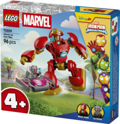 LEGO | Marvel 11209 Ultron vs. Iron Man, Giocattolo da Supereroi con Action Figure Mech e 2 Minifigure, Regalo per Bambini 4+ - immagine 8