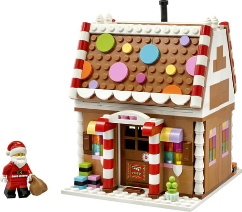 Alternative view of LEGO Iconic 40809 Casa di Pan di Zenzero Festiva, Gioco Natalizio con Minifigure di Babbo Natale e Accessori, Regalo per Bambini