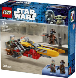 LEGO Star Wars 75437 Speeder di Cobb Vanth, Giocattolo con Minifigure di Cobb Vanth e Cad Bane, con Blaster e Jetpack, da 7+ - immagine 8