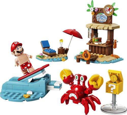 Alternative view of LEGO Super Mario Avventure di Mario in spiaggia