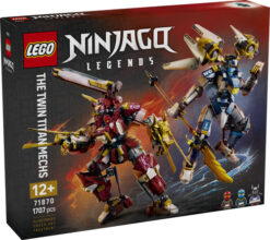 LEGO NINJAGO 71870 Mech Titanici Gemelli, Giocattolo con 2 Action Figure e 3 Minifigure, Regalo per Bambini da 12+ Anni - immagine 7
