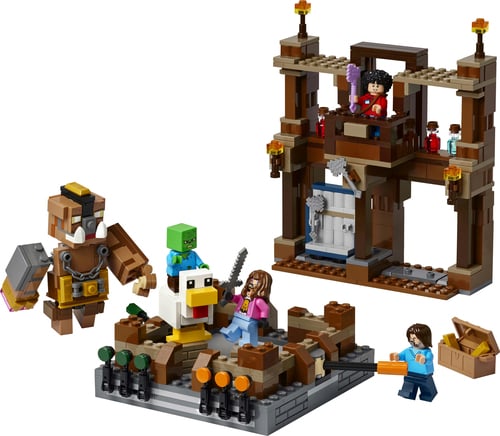Alternative view of LEGO Minecraft 21272 Magione della Foresta: Ring di Combattimento, Giocattolo Interattivo con Personaggi, Gioco Bambini 10+