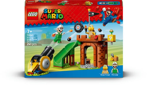 LEGO Super Mario Scontro tra Luigi fuoco e Koopa