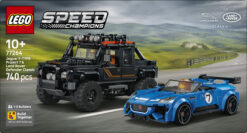 LEGO Speed Champions 77264 Jaguar Project 7 e Land Rover Defender, Set con 2 Macchine Giocattolo e 2 Minifigure, Regalo 10+ - immagine 5