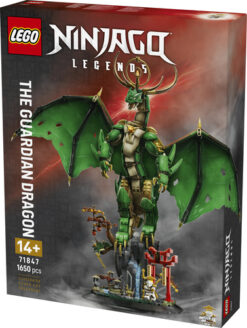 LEGO NINJAGO 71847 Drago-Guardiano Giocattolo, Action Figure Snodabile con Minifigure ed Espositore, Idea Regalo da 14+ Anni - immagine 8