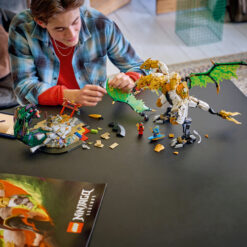 LEGO NINJAGO 71872 Battaglia dell’Ultra Drago, Giocattolo con Action Figure a 4 Teste, Serpente e 4 Minifigure, Regalo da 12+ - immagine 7
