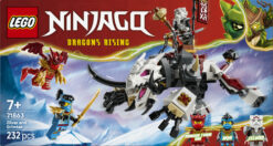 LEGO NINJAGO 71863 Zilvar e Grimtak la Bestia Drago, Giocattolo Ninja con Action Figure e 3 Minifigure, Regalo per Bambini 7+ - immagine 8