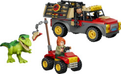 Alternative view of LEGO Jurassic World 77978 Camion da Trasporto per il Giovane T. Rex, Giocattolo con Dinosauro, ATV e 2 Minifigure, Regalo 4+