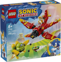 LEGO Sonic the Hedgehog 77119 Tornado-1 di Tails, Aereo Giocattolo con 2 Personaggi e Smeraldo del Caos, Regalo per Gamer 8+ - immagine 4