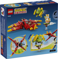 LEGO Sonic the Hedgehog 77119 Tornado-1 di Tails, Aereo Giocattolo con 2 Personaggi e Smeraldo del Caos, Regalo per Gamer 8+ - immagine 8