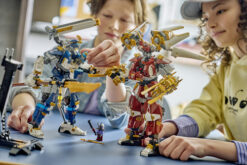 LEGO NINJAGO 71870 Mech Titanici Gemelli, Giocattolo con 2 Action Figure e 3 Minifigure, Regalo per Bambini da 12+ Anni - immagine 3