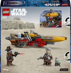 LEGO Star Wars 75437 Speeder di Cobb Vanth, Giocattolo con Minifigure di Cobb Vanth e Cad Bane, con Blaster e Jetpack, da 7+ - immagine 6