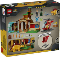 LEGO Jurassic World 77981 Salvataggio di Velociraptor, Stegosauro e Pteranodonte, Giocattolo 4+ con Elicottero e 2 Minifigure - immagine 7