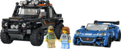 Alternative view of LEGO Speed Champions 77264 Jaguar Project 7 e Land Rover Defender, Set con 2 Macchine Giocattolo e 2 Minifigure, Regalo 10+