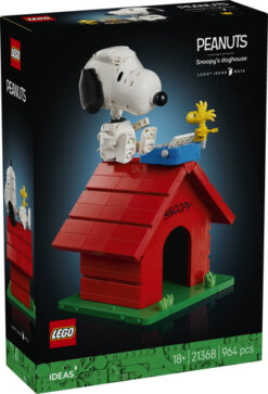 LEGO Ideas 21368 Peanuts: la Cuccia di Snoopy, Kit Modellismo da Esposizione per Adulti con Personaggi di Snoopy e Woodstock - immagine 6