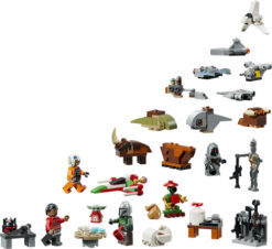 LEGO Star Wars 75456 Calendario dell'Avvento 2026, Giochi Bambini 6+ per Countdown di Natale con 24 Sorprese, Regalo per Fan - immagine 2