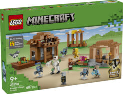 LEGO Minecraft 21596 Attacco al Villaggio dell’Evocatore, Casa Giocattolo con Giardino e 11 Personaggi, Regalo per Bambini 9+ - immagine 8