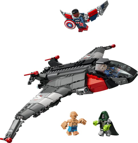 Alternative view of LEGO | Marvel 76347 Avengers: Doomsday Quinjet, Aereo Giocattolo dei Supereroi con 4 Minifigure, Regalo per Bambini da 9 Anni