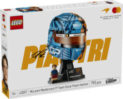 LEGO Editions 43017 Casco di Oscar Piastri McLaren Mastercard F1 Team, Gadget F1 con Minifigure da Collezione, Regalo da 14+ - immagine 7