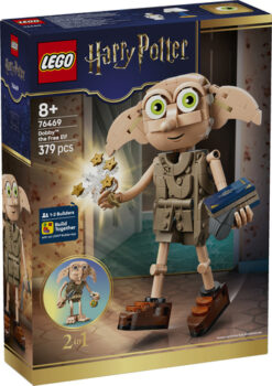 LEGO Harry Potter 76469 2in1 Dobby l'Elfo Libero, Gioco Trasformabile in Kreacher, Decorazione Cameretta, Regalo Bambini 8+ - immagine 7