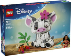 LEGO Disney Princess | Disney Vaiana 43292 Pua Action Figure, Maialino Giocattolo con Fiore, Granchio e Zattera, Regalo per Bamb - immagine 7