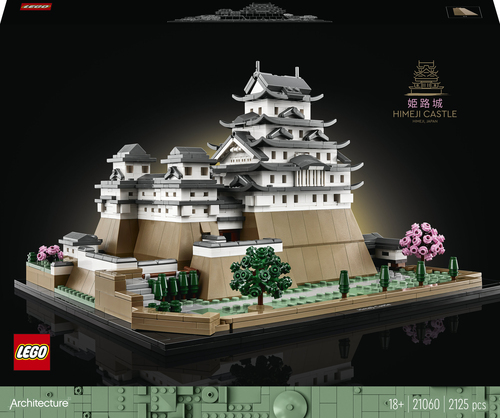 LEGO Architecture 21060 Castello di Himeji, Kit di Modellismo per Adulti, Collezione Monumenti, Albero Ciliegio in Fiore